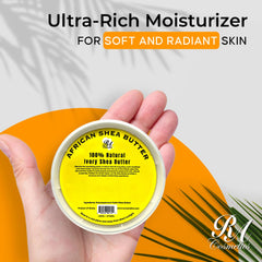RA COSMETICS whipped shea butter ready for DIY body lotions and balms.