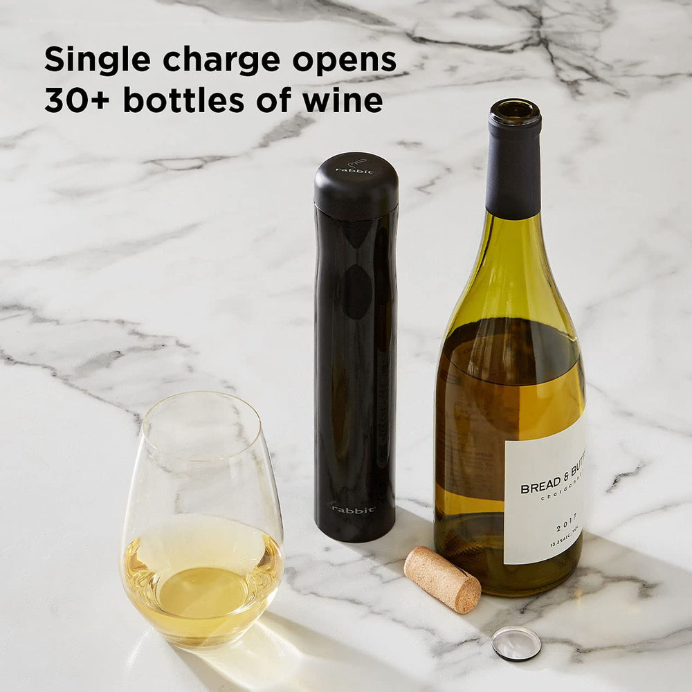 Rabbit wine opening at dinner party looks effortless and stylish