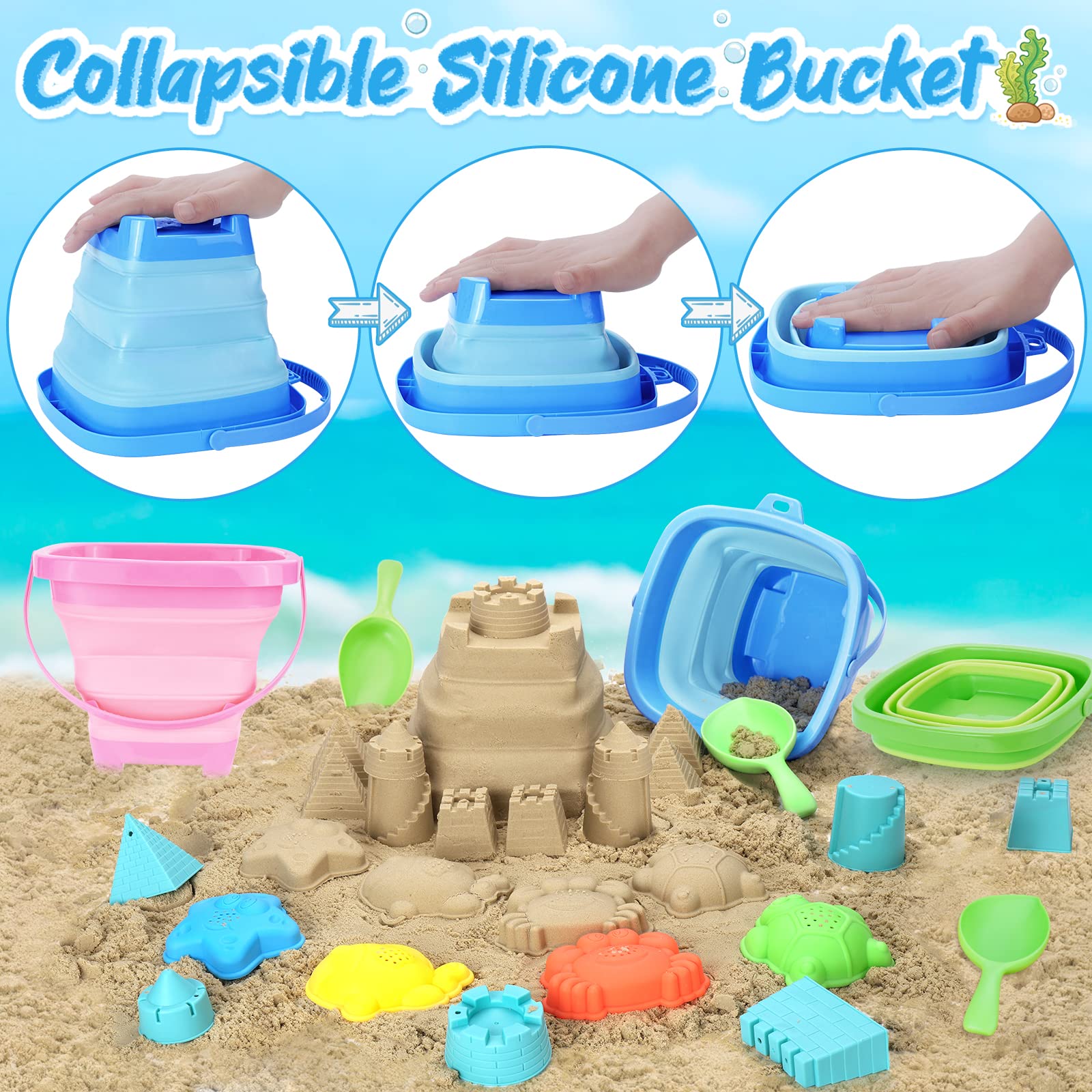 RACPNEL foldable beach shovels designed for durable sand digging