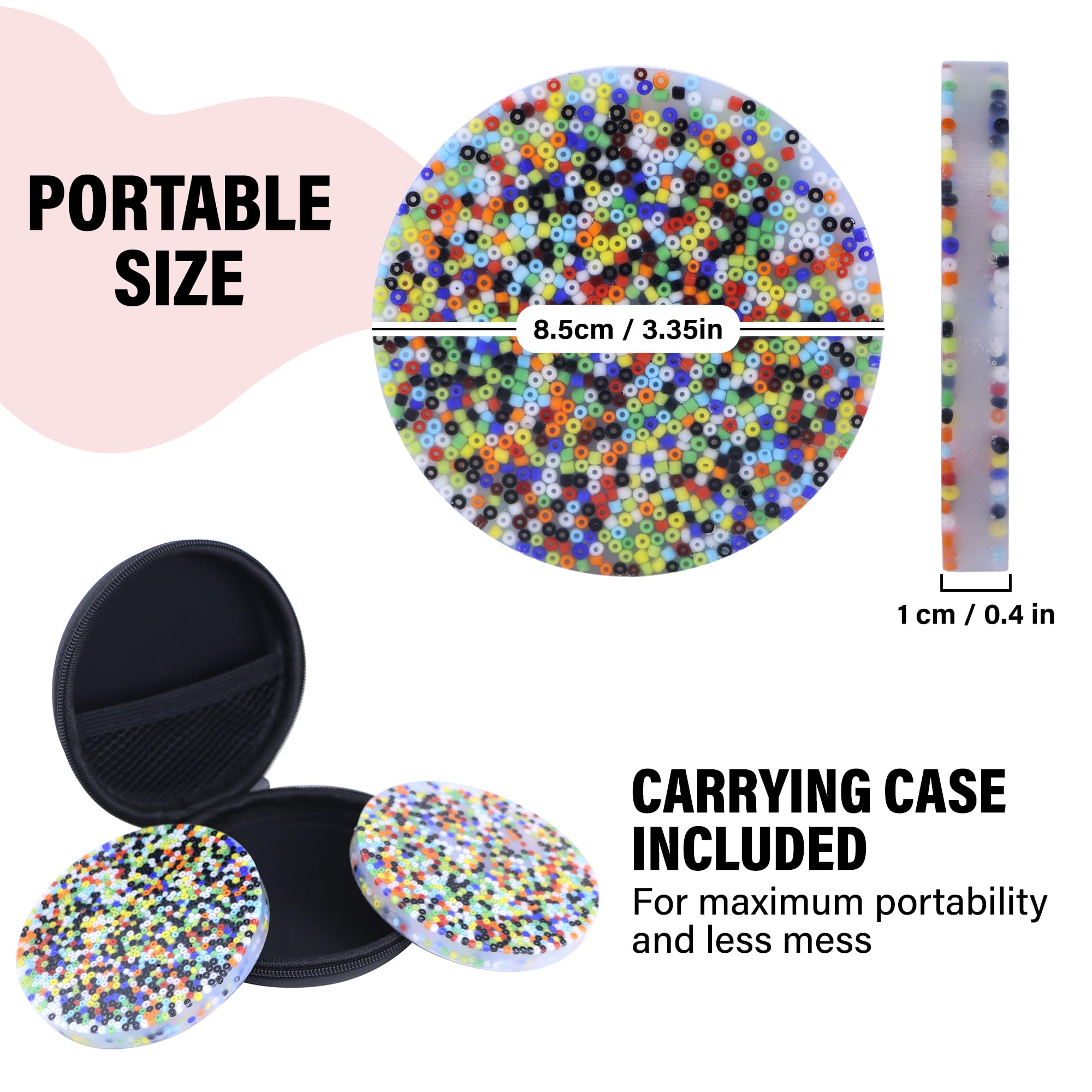 RadBizz Picky Pad carrying case — compact storage with a small pocket.