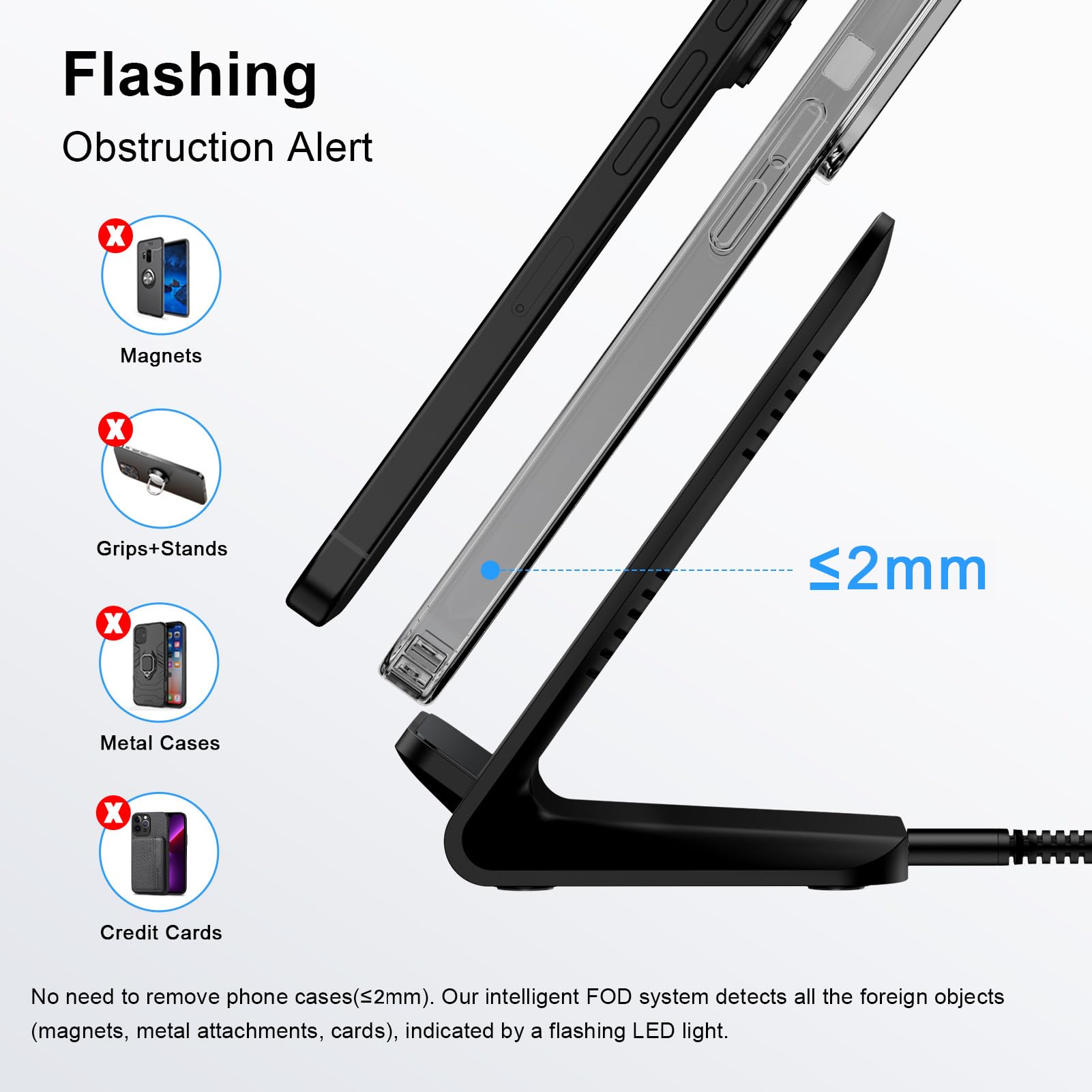 Radidi Samsung S25 wireless charger stand packaging with included power block and cable