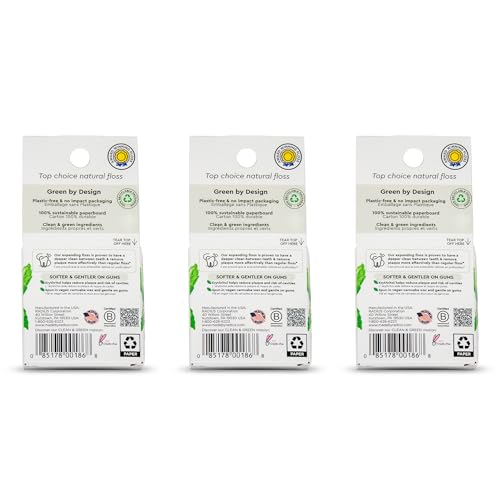 Radius Floss Erythritol-Enriched Formula adds a refreshing, clean feel between teeth