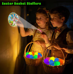 Raekoze glow-in-the-dark eggs light up the hunt with bright patterns.