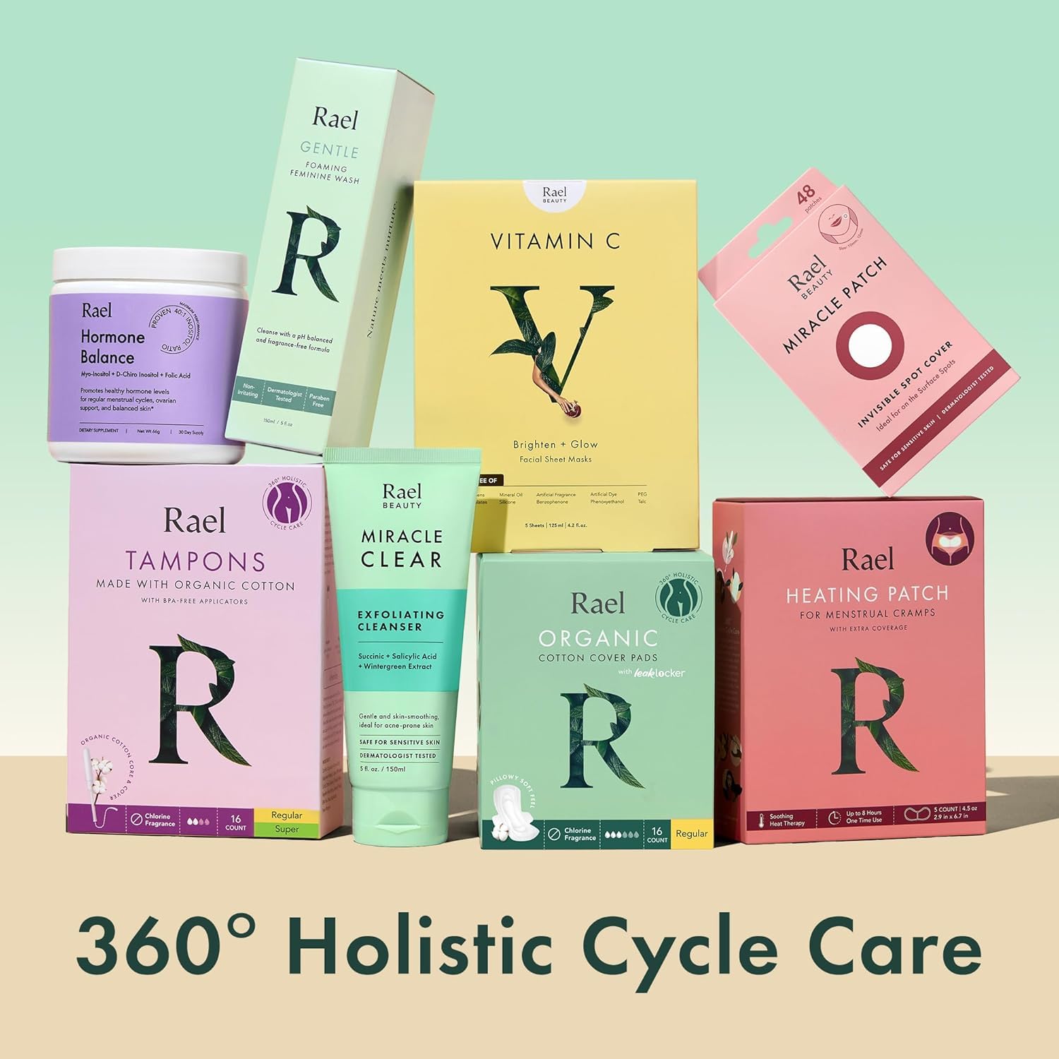 Rael wipes in a bag ready for purse or gym bag.