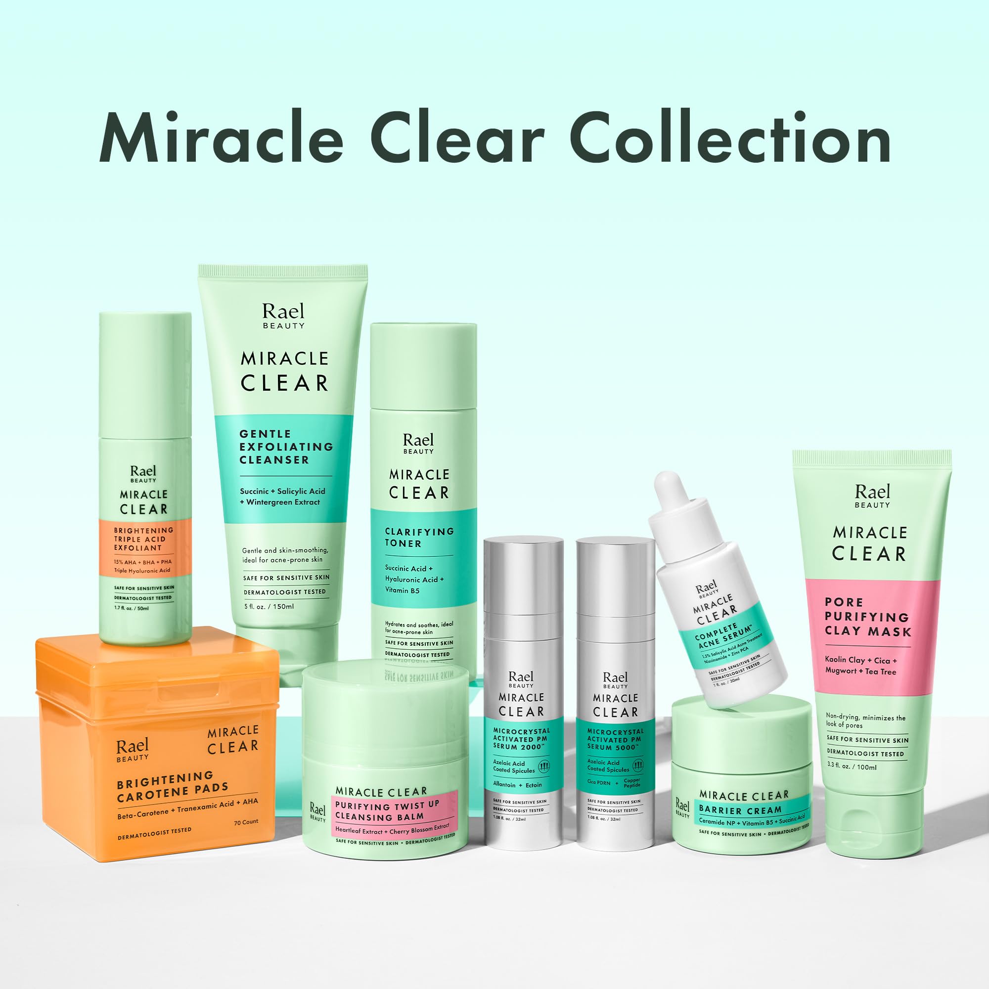 Rael Miracle Clear Spot Gel silicone brush enables precise hygienic use