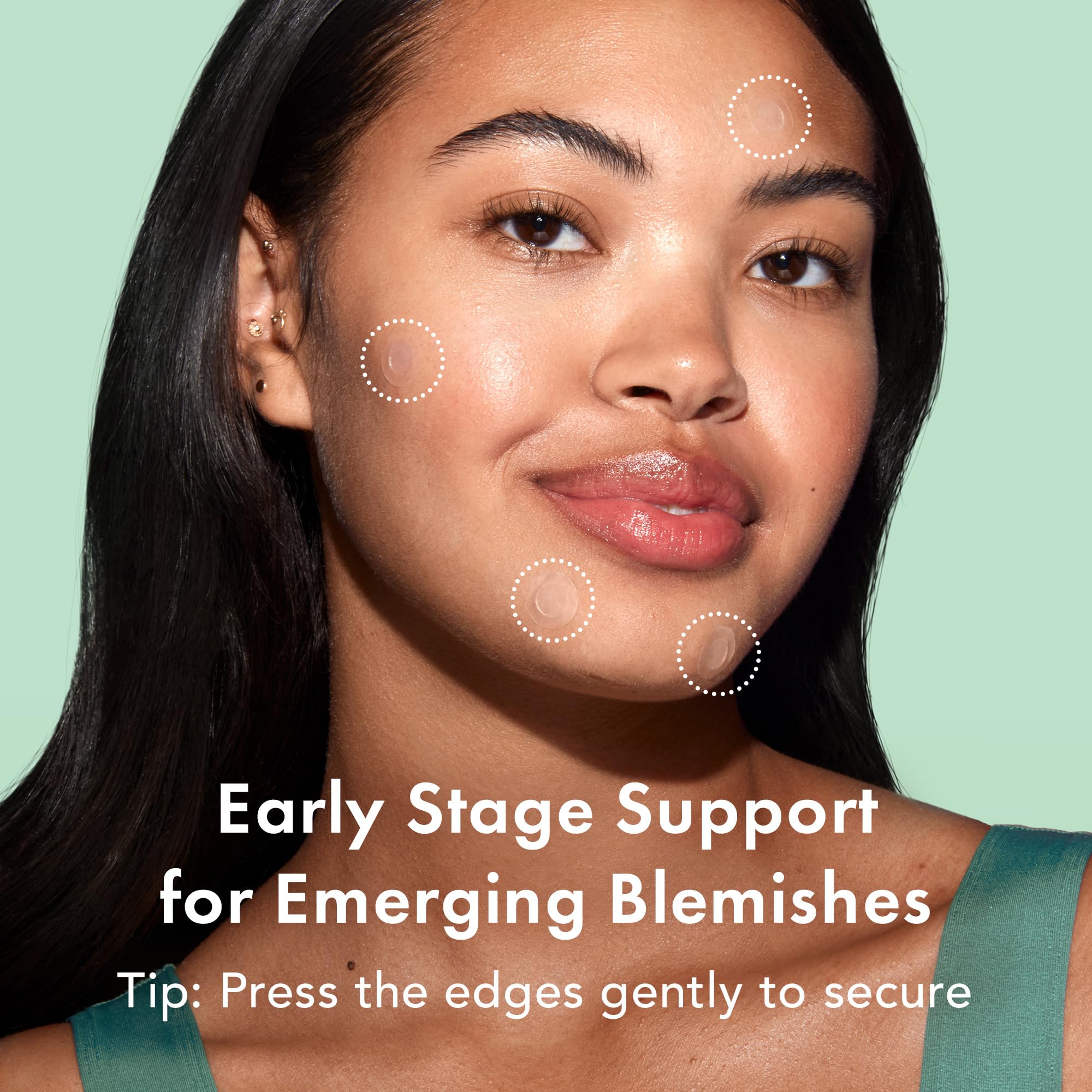 Rael patch with strong adhesive designed for early blemish adhesion.