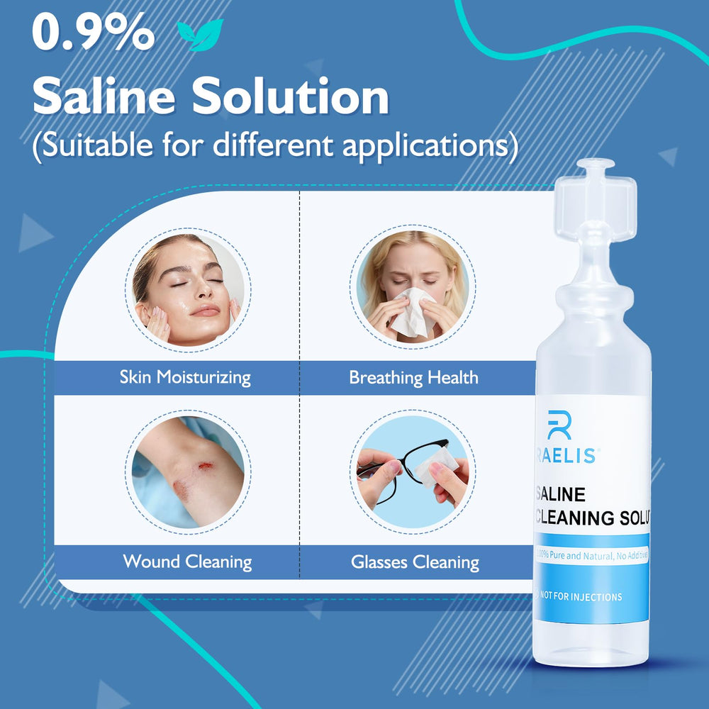 RAELIS 5ml bottle close-up, individually sealed for travel