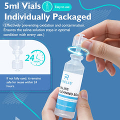 RAELIS sealed 5ml bottles, compact for on-the-go access