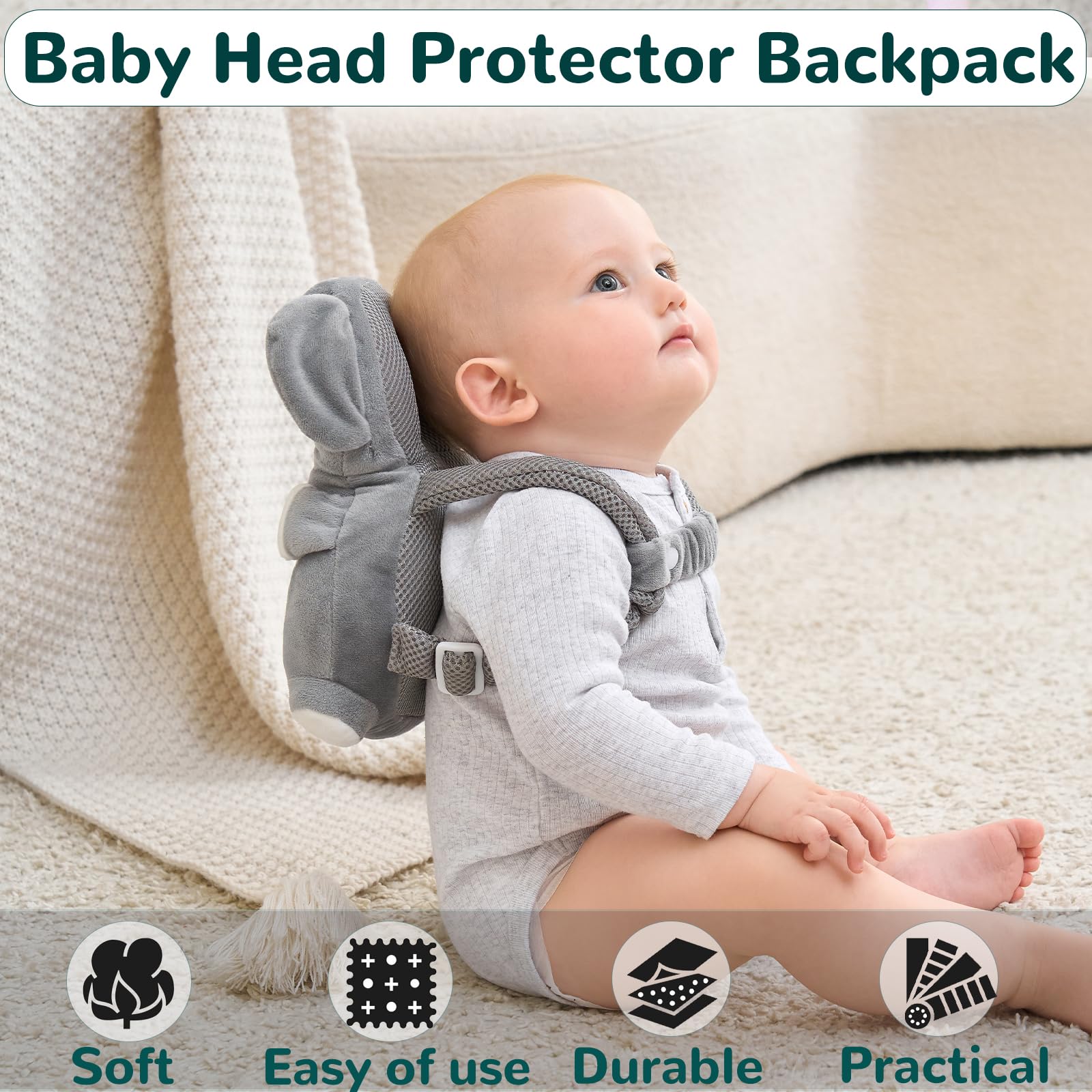 Raelitego infant koala toy included for playful soothing moments