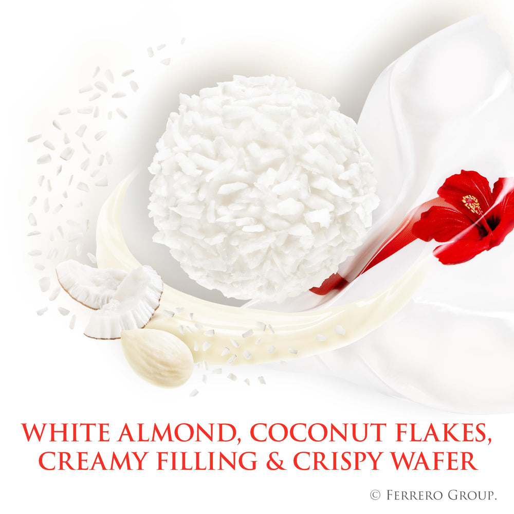 Raffaello almond center highlighting premium white almond