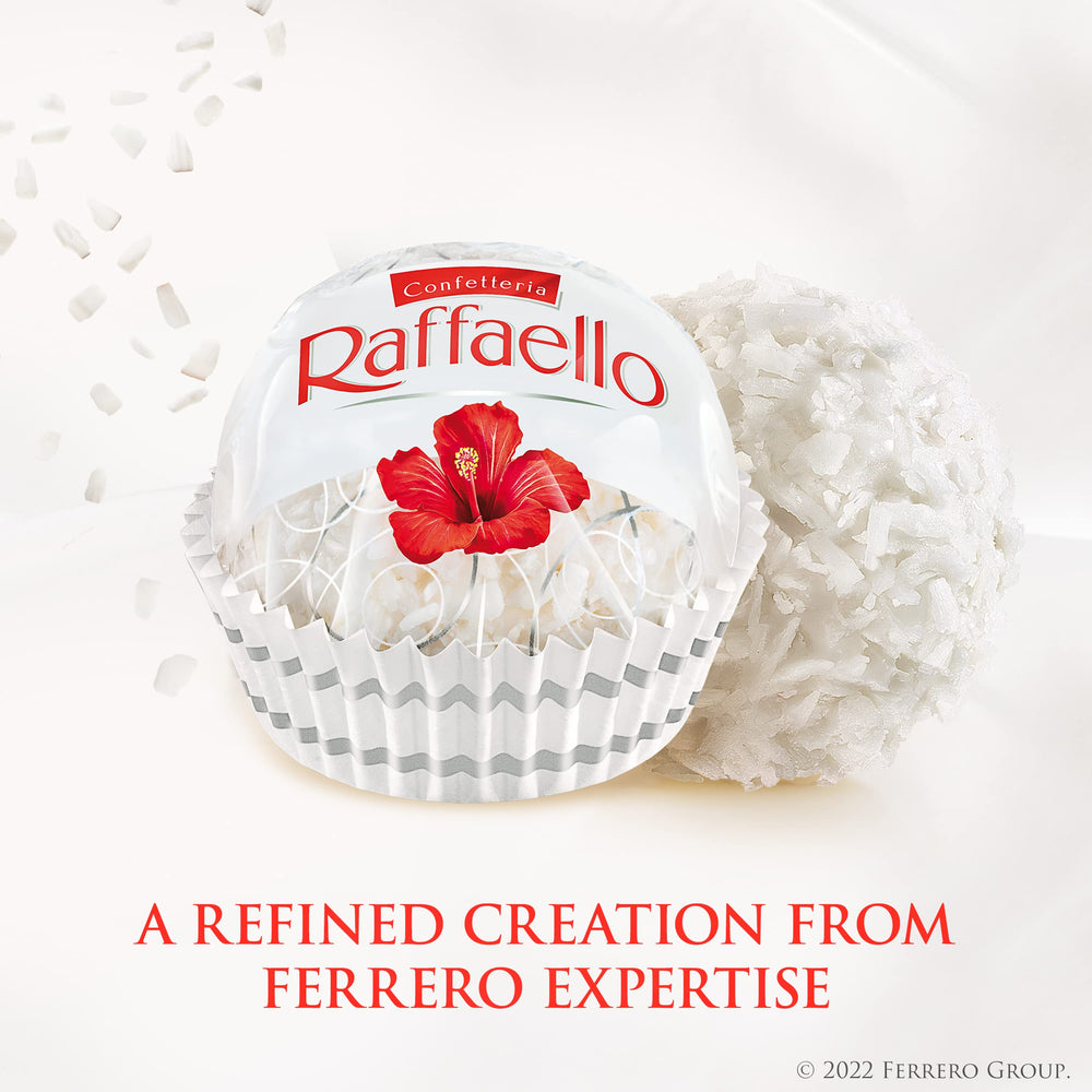 Raffaello pralines arranged for gifting or celebrations