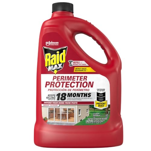 Raid MAX Perimeter Protection large gallon helps long-term protection on non-porous surfaces