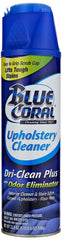 Rain-X Blue Coral Dri-Clean foam bottle ready for upholstery cleaning.