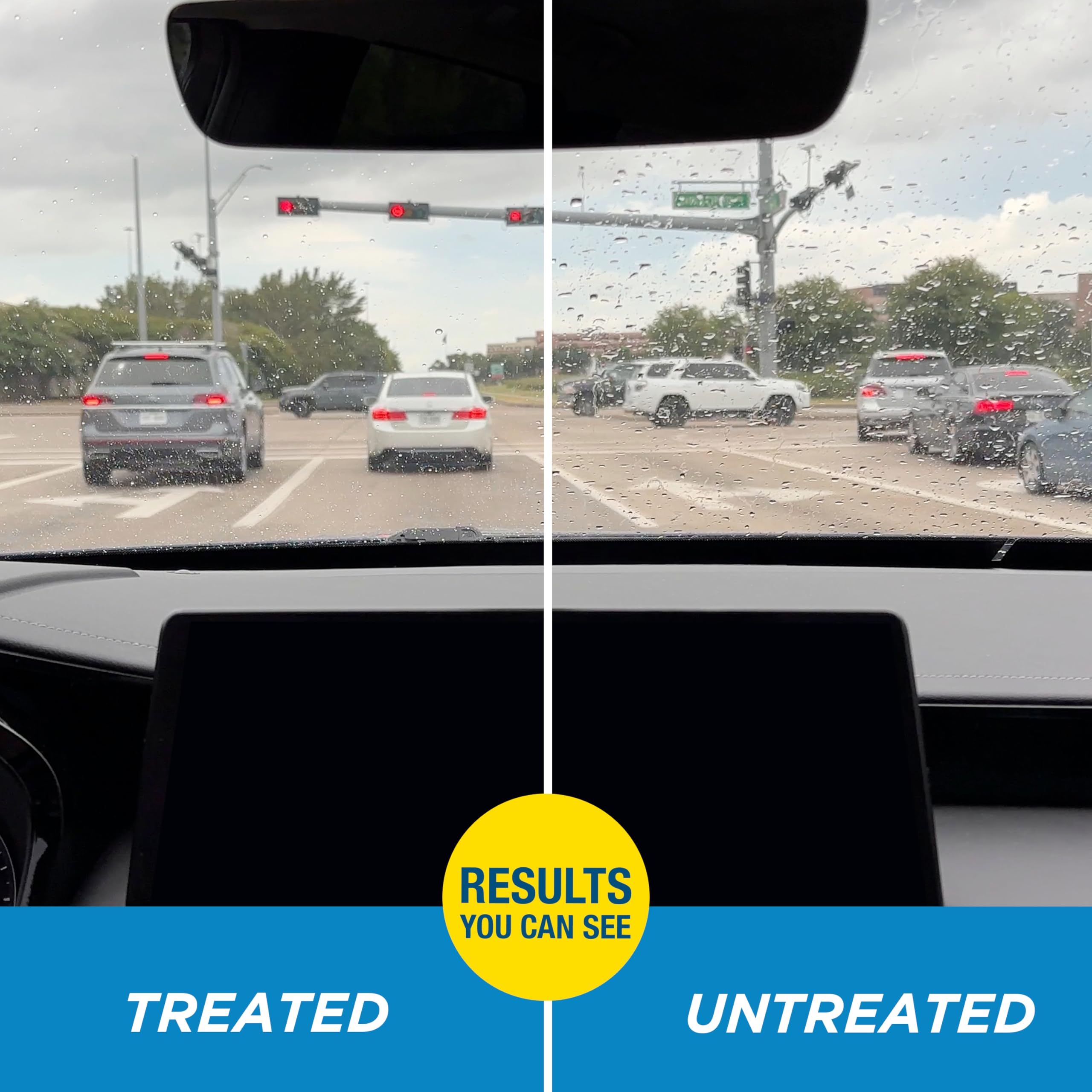 Rain-X Glass Treatment restores clear plastic surfaces.