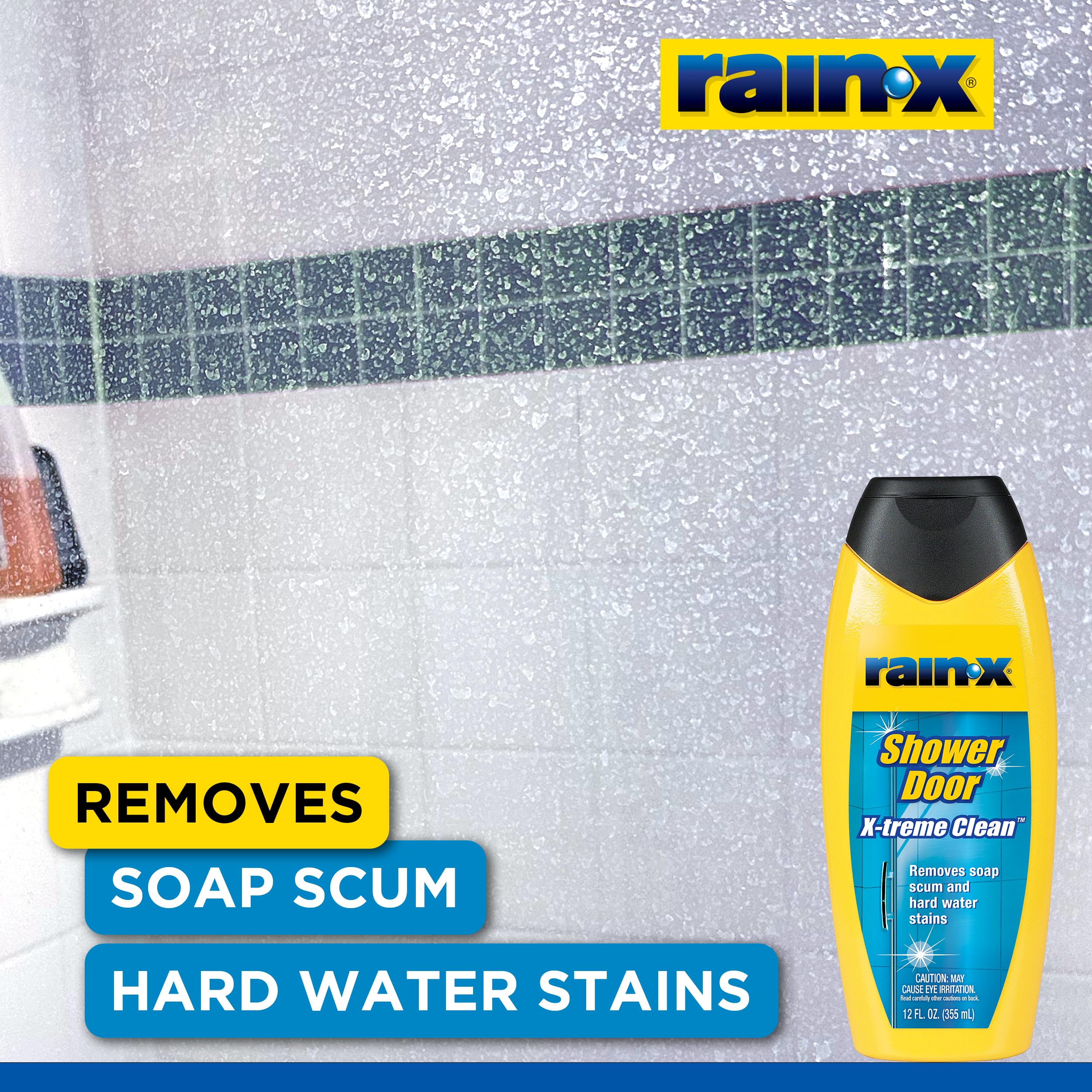 Rain-X X-Treme Clean delivers dramatic glass clarity after use.