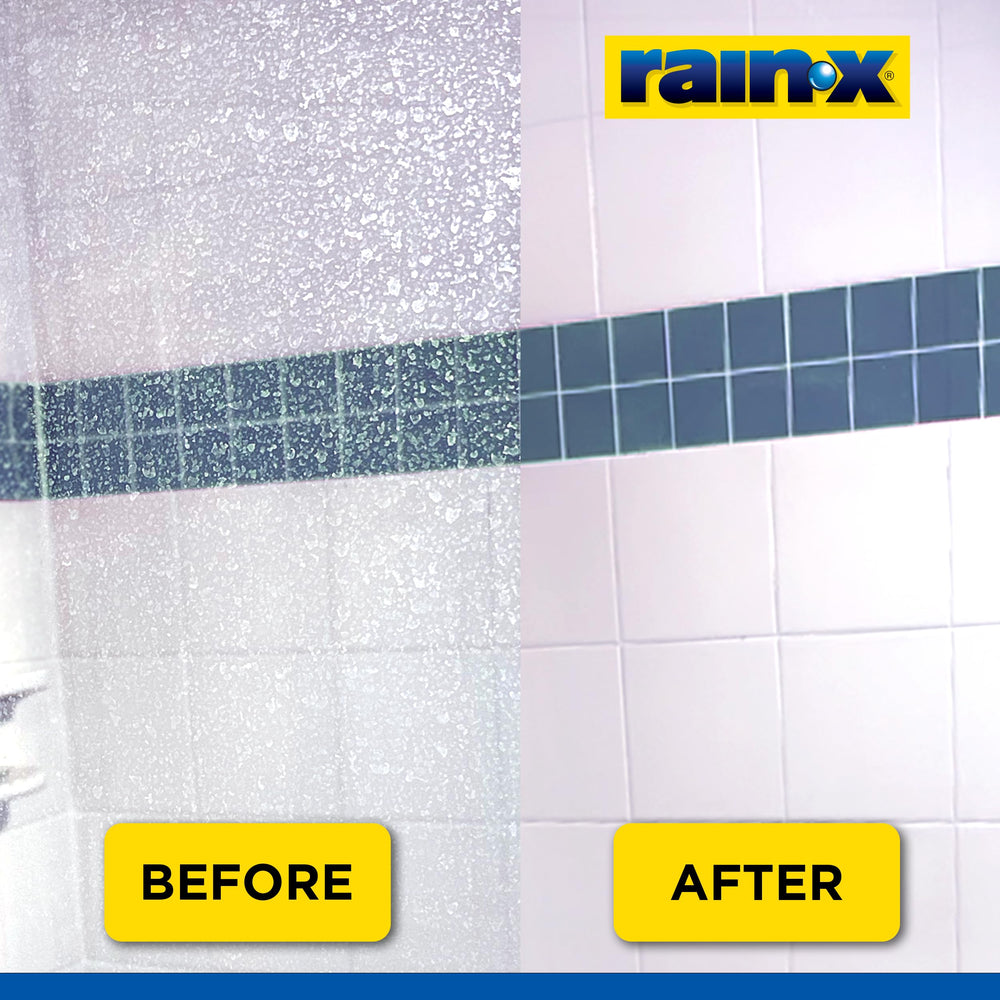 Rain-X X-Treme Clean preps shower surface for water-beading repellents.