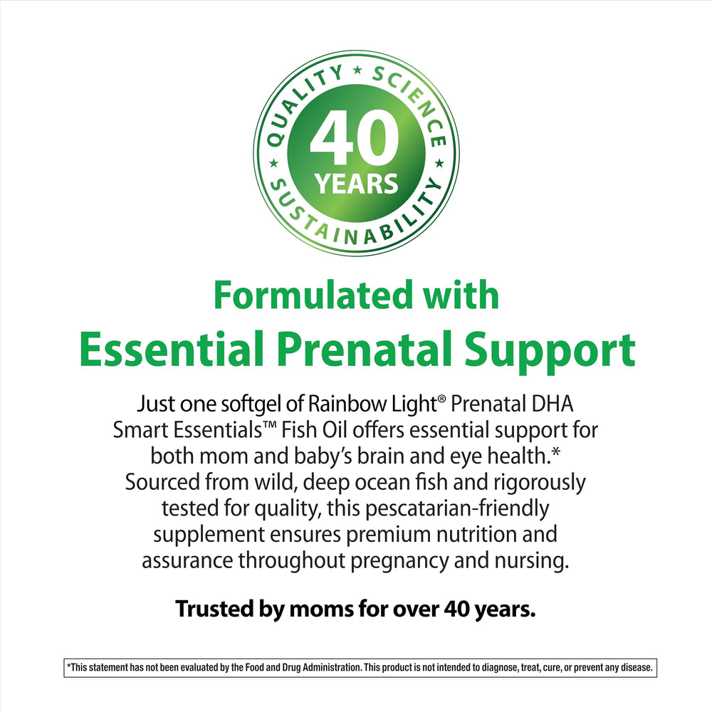 Rainbow Light Prenatal DHA is gluten-free and dairy-free