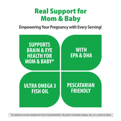 Rainbow Light Prenatal DHA orange peel scent reduces fishy aftertaste