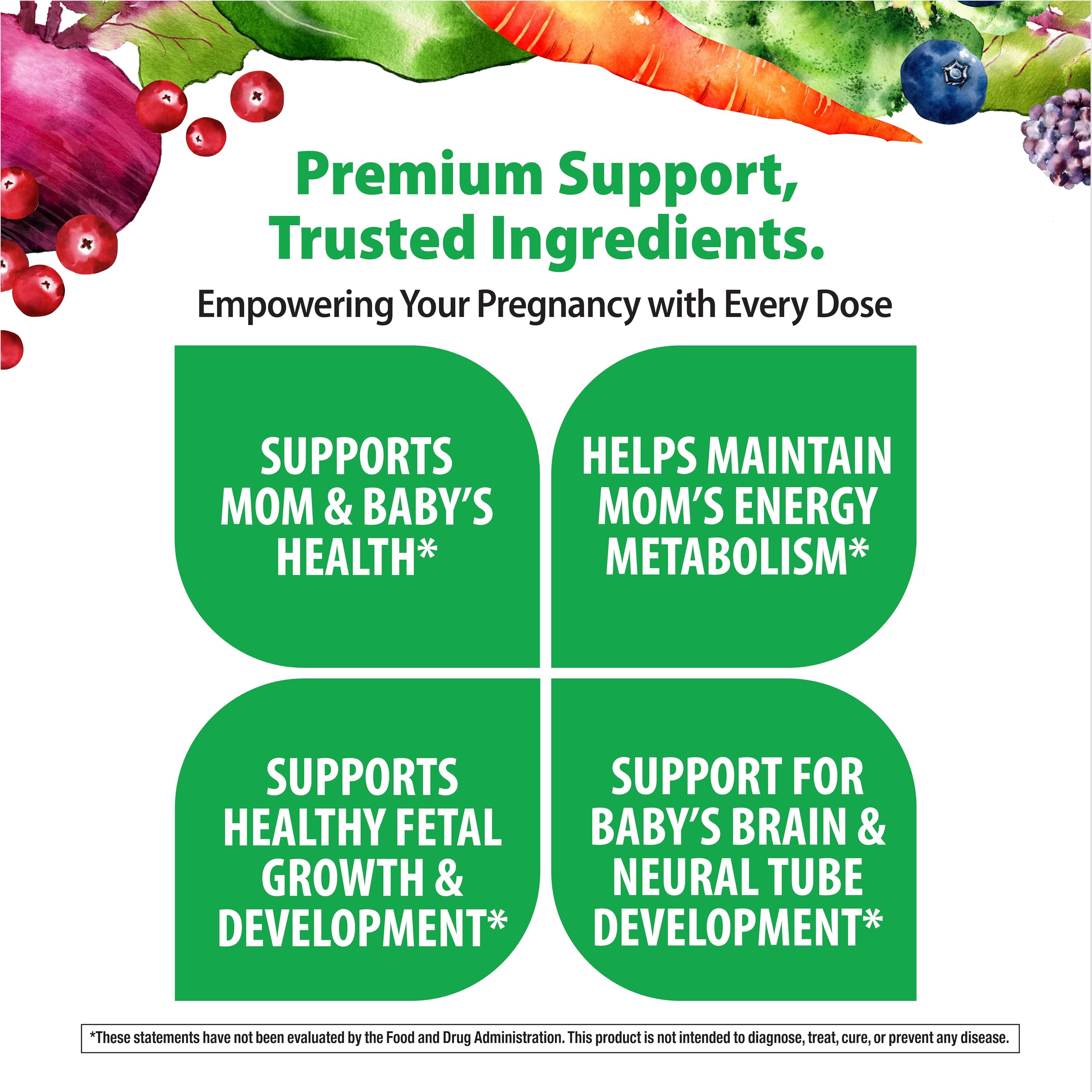 Rainbow Light Prenatal One probiotic blend capsule on packaging