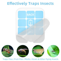Raindot glue board fills with captured insects to prevent escape