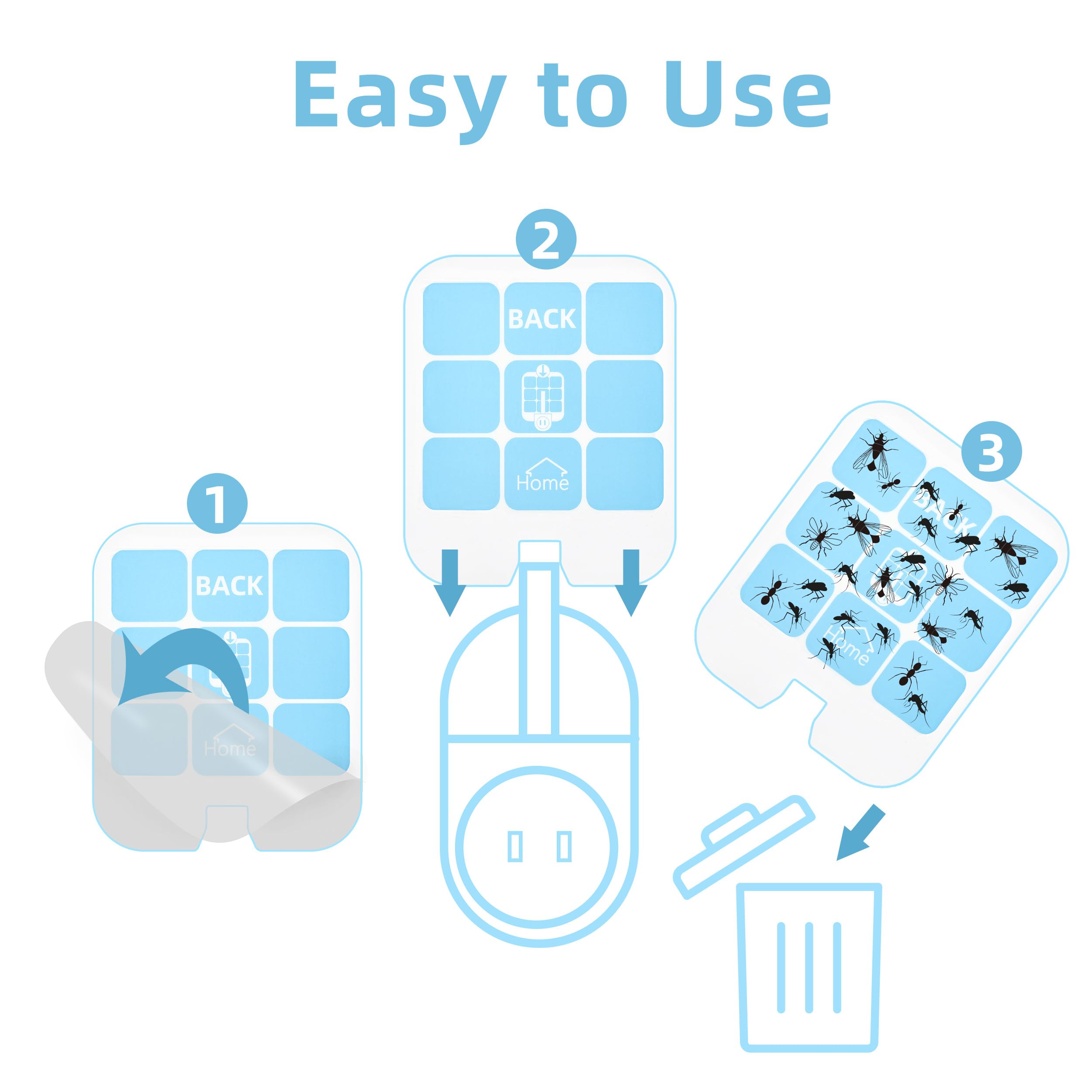 Raindot glue sheet 20-pack ready for quick installation in indoor fly traps
