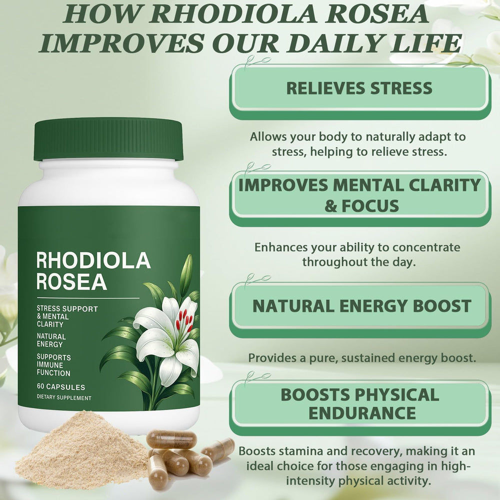 Raipult Floraviva Rhodiola packaging shows purity and quality