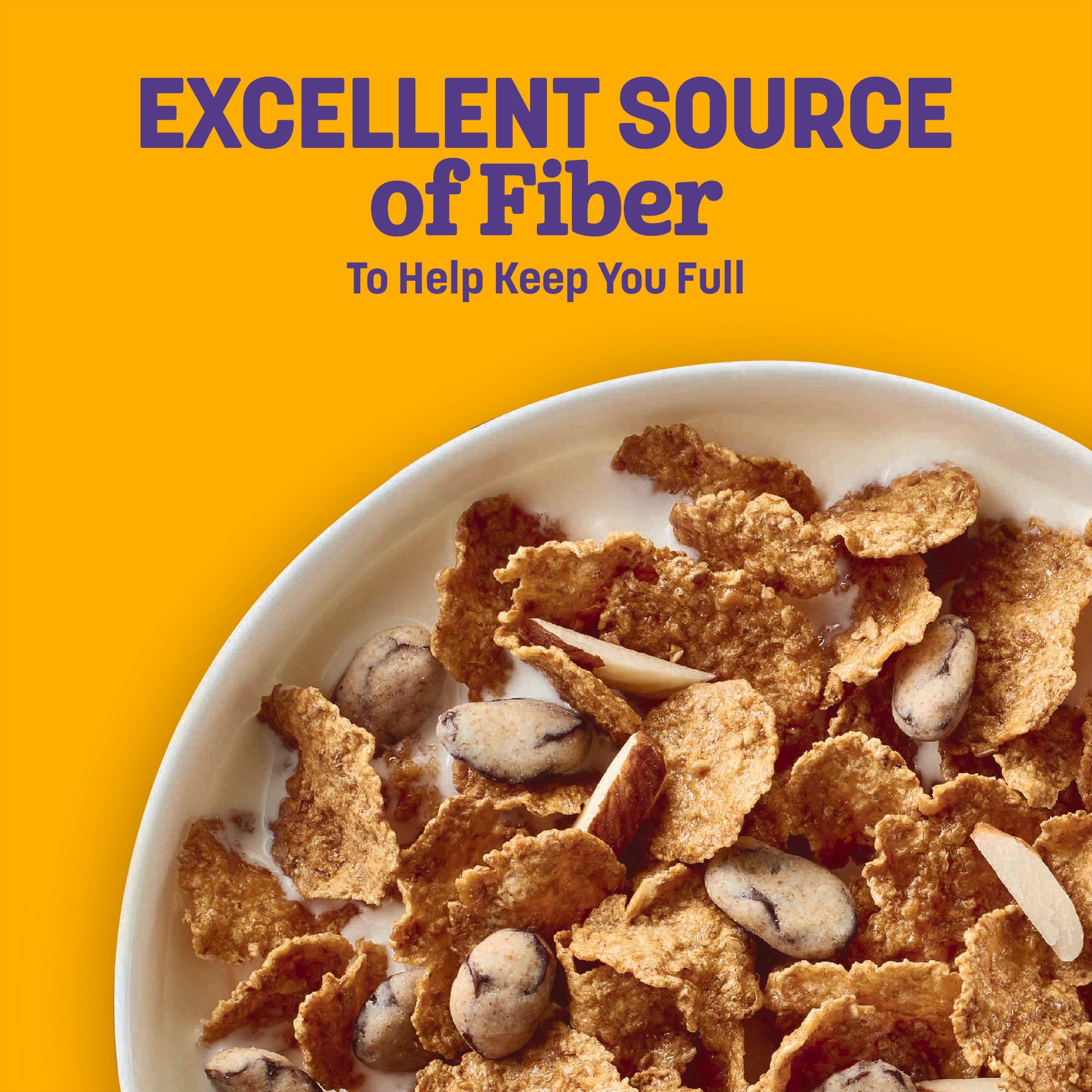 Raisin Nut Bran raisins provide natural sweetness in cereal.