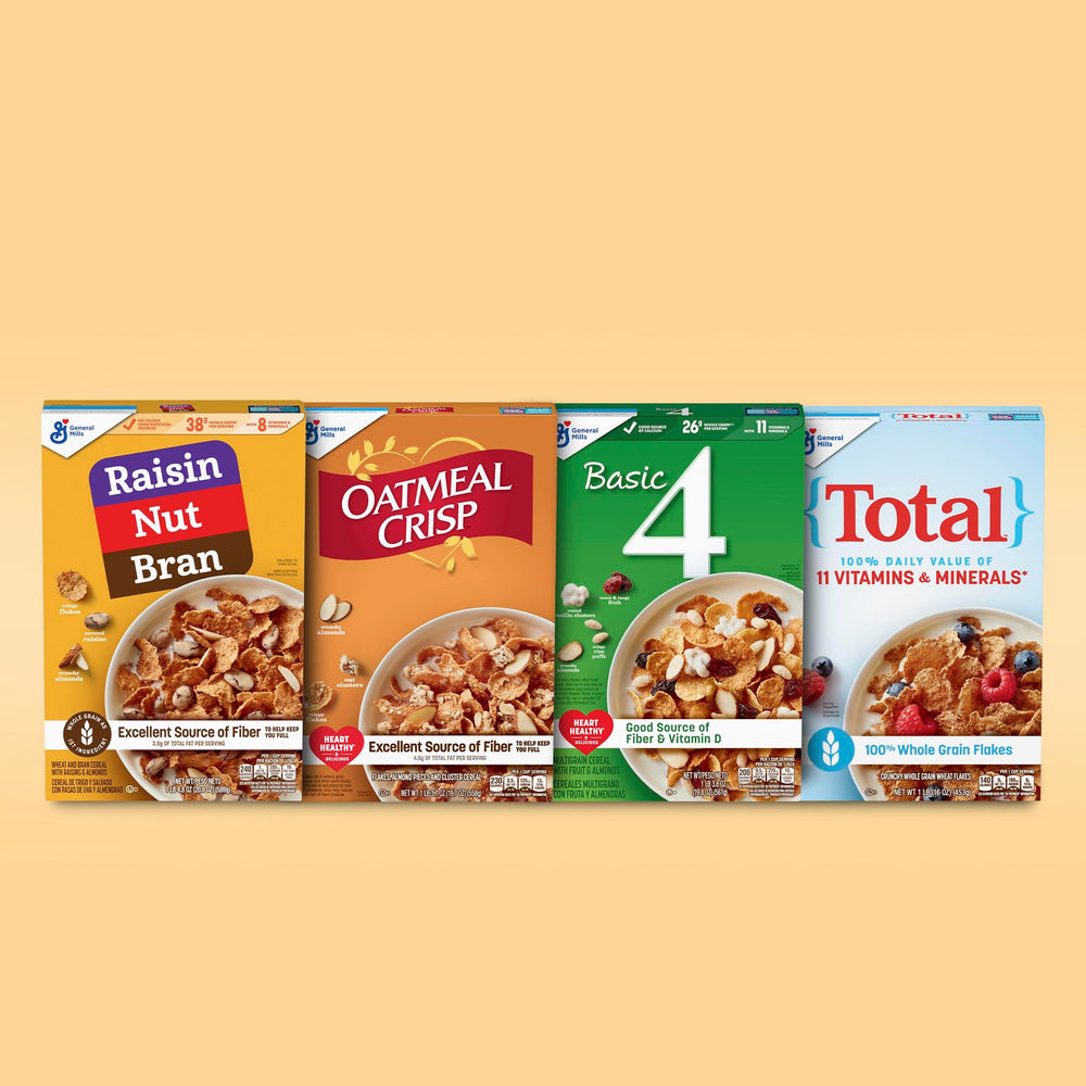 Raisin Nut Bran trail mix idea adds texture and taste.