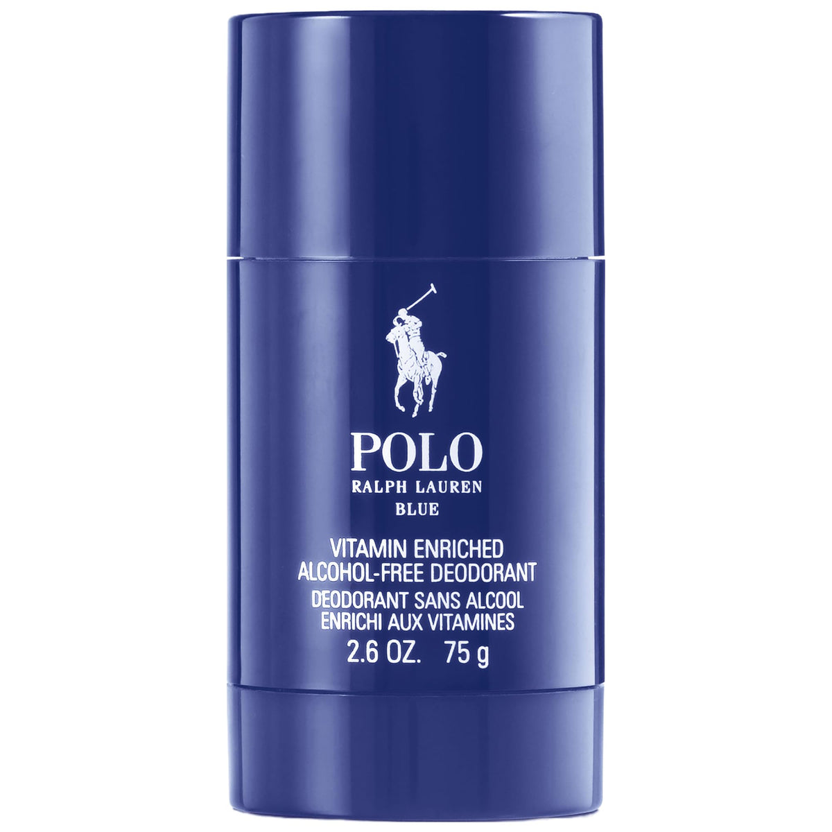 Ralph Lauren Polo Blue deodorant stick with sleek blue packaging—durable, all-day freshness for men
