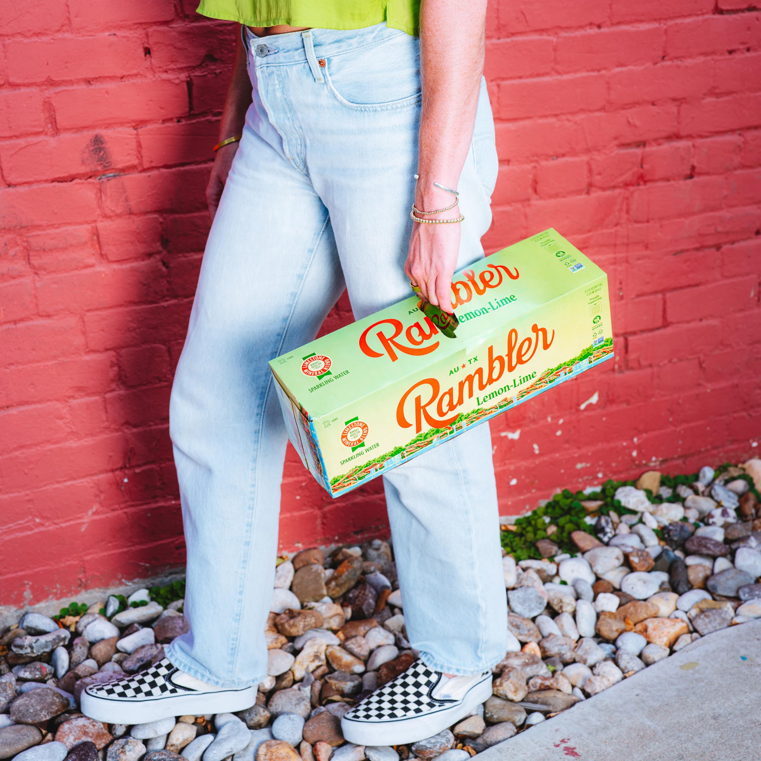 RAMBLER perfect carbonation bubbles image suggests balanced sparkle