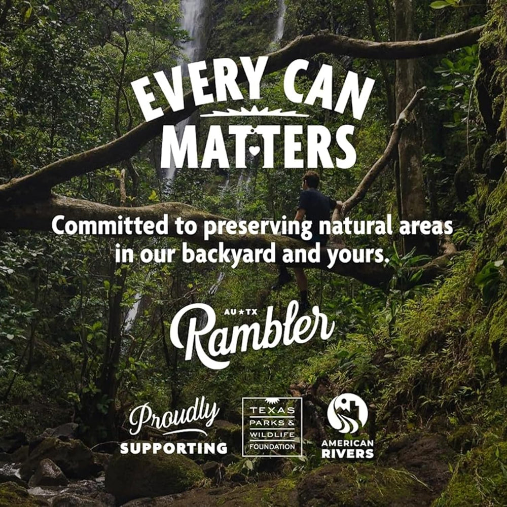 RAMBLER Texas Parks and Wildlife Foundation logo shows local support