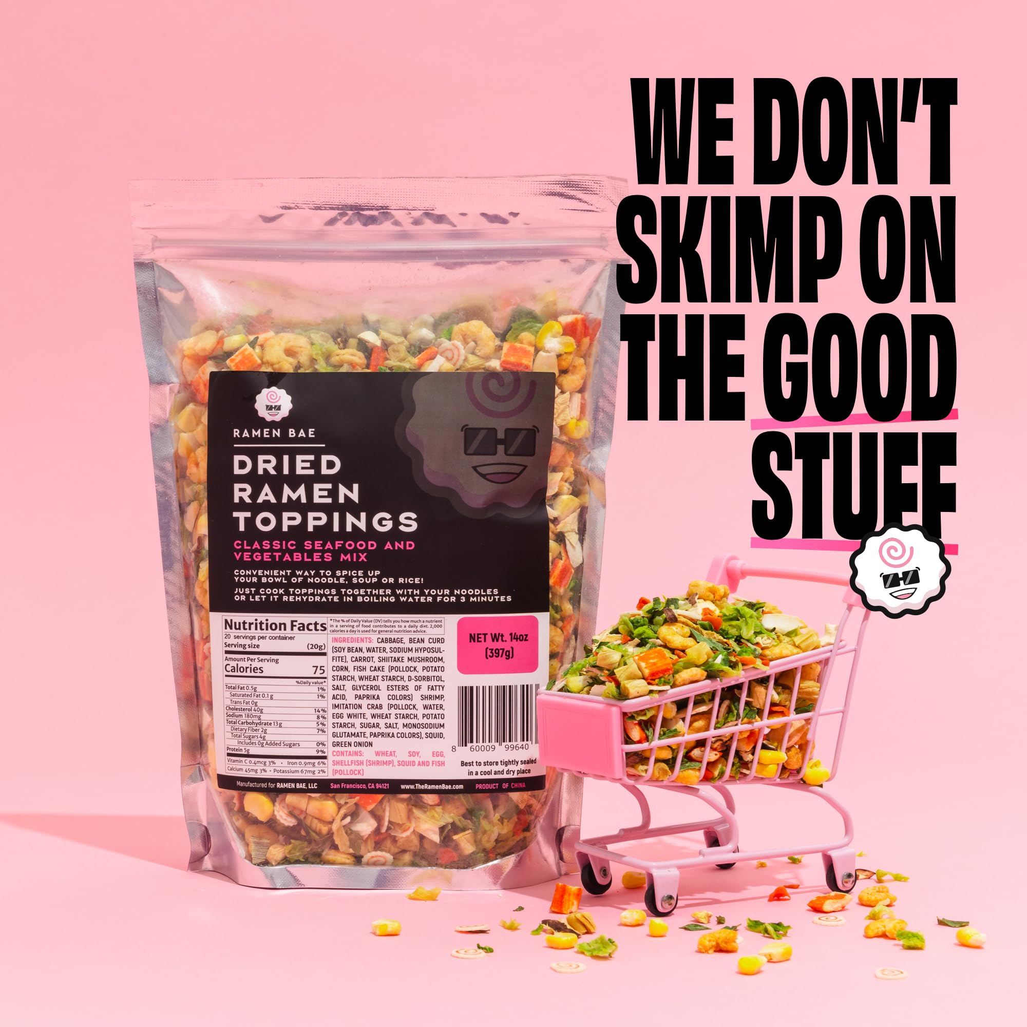 Ramen Bae low-sodium toppings – flavor upgrade without excess salt.