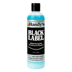 Randy's Black Label Cleaner bottle delivering easy cleaning with streak-free results
