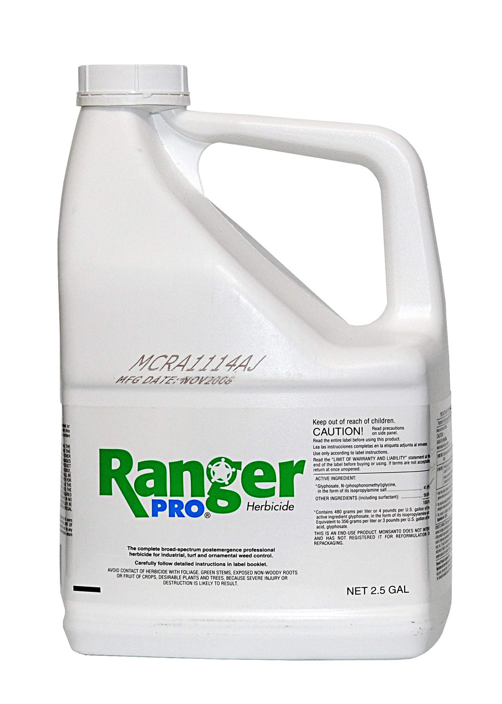 Ranger Pro herbicide bottle, 2.5 gal, for broad weed control in turf and ornamentals