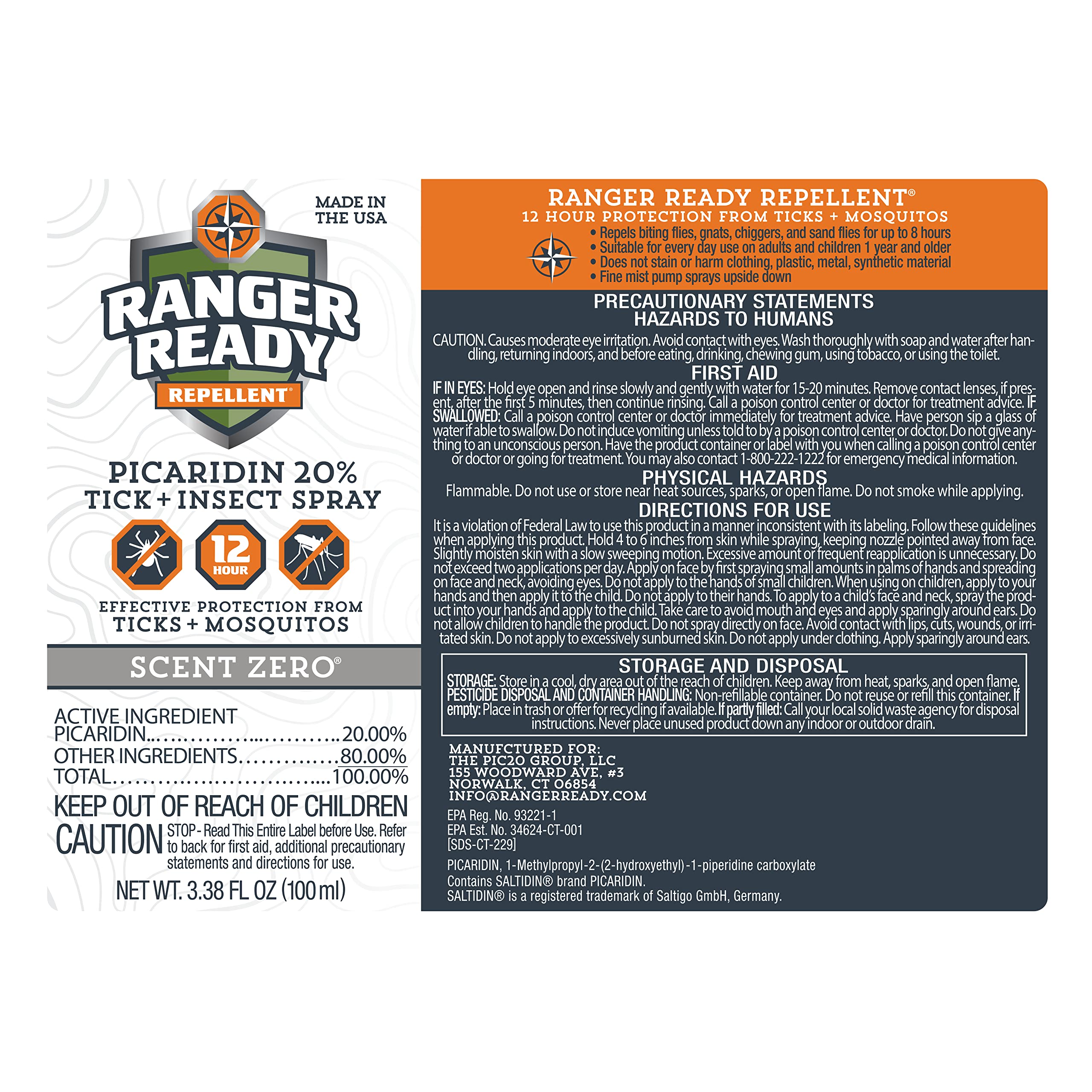 Ranger Ready non-greasy texture leaves skin comfortable without sticky residue.