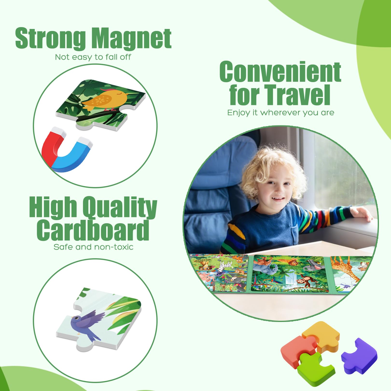 Ranqibo travel puzzles offer road-trip fun for ages 3–8.