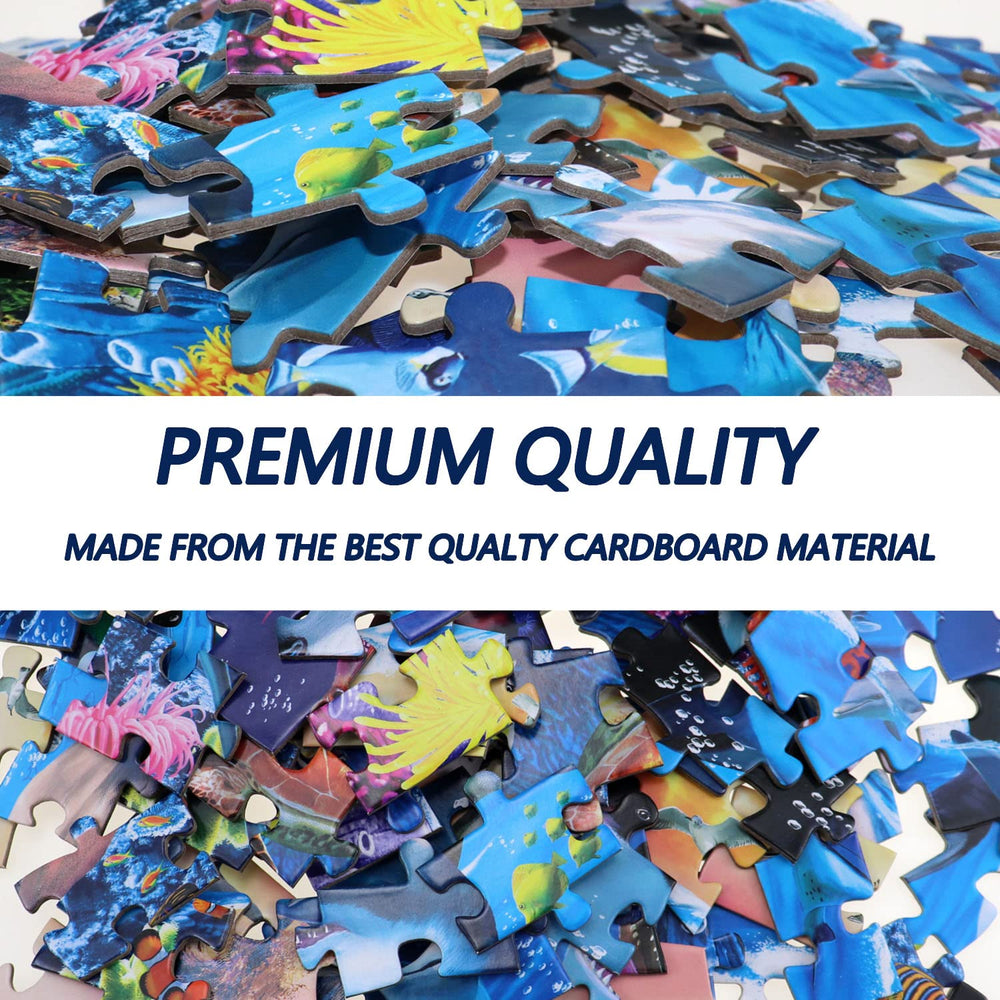 RANSUNN Underwater World puzzle gift-ready packaging makes a delightful surprise for kids.