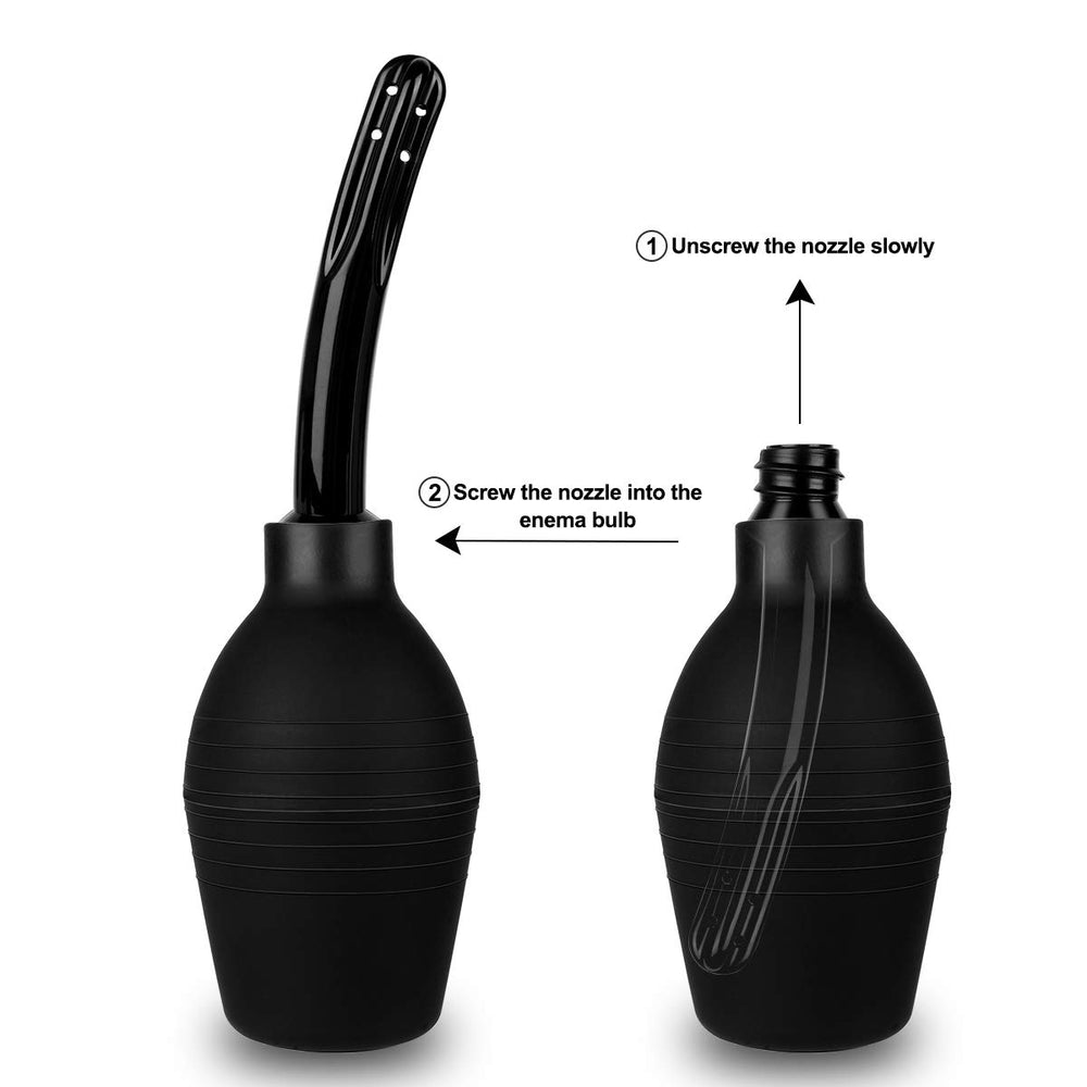 RANUE enema bulb kit – detachable nozzle for thorough cleaning and drying.