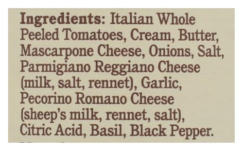 Pasta dish plated with Rao's Creamy Marinara for a creamy coating.