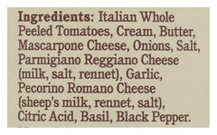 Pasta dish plated with Rao's Creamy Marinara for a creamy coating.