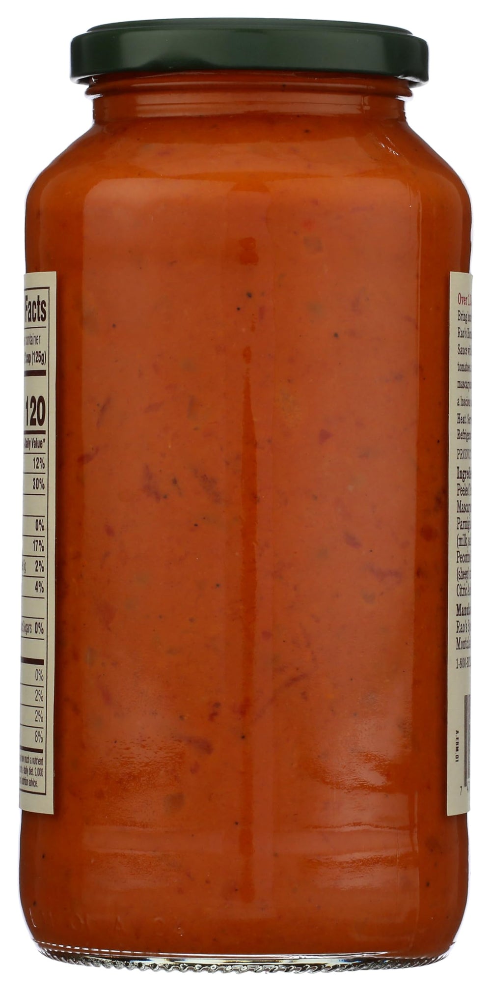Spoonful of Rao's sauce shows velvety texture.