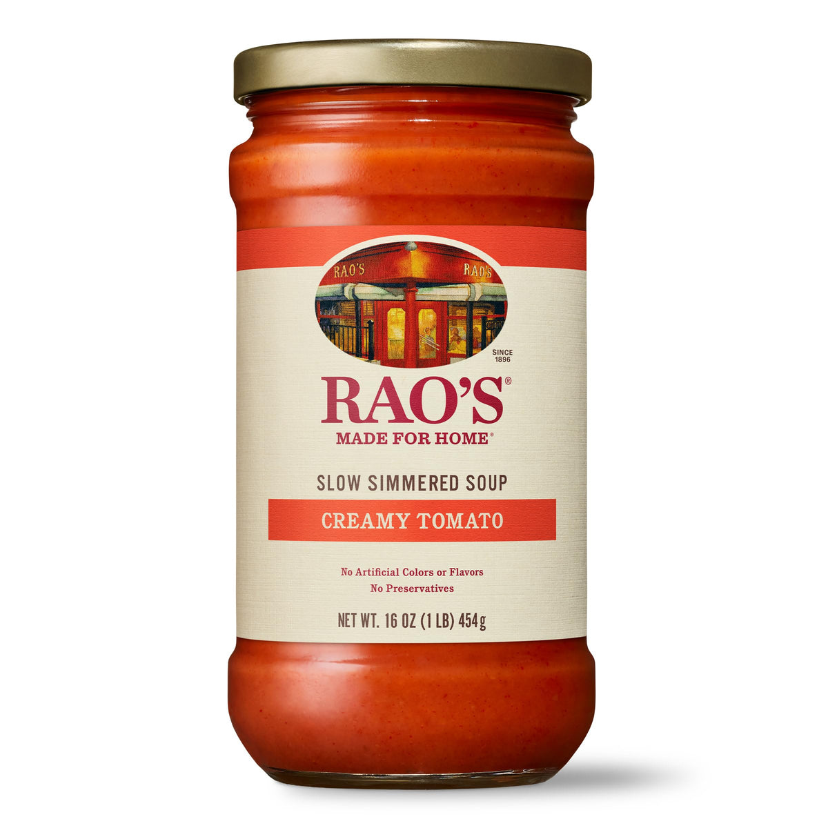 Rao's Made for Home Creamy Tomato Soup bowl ready to serve, comforting dinner option