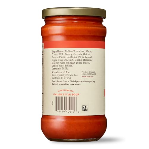 Rao's Made for Home Creamy Tomato Soup can for quick heat-and-serve meals