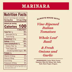 Rao's Marinara ingredients: tomatoes and olive oil showcased for quality