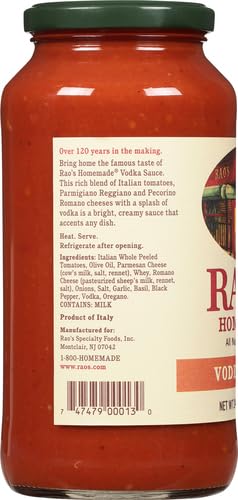 Rao's Vodka Sauce simmering in a pan to enhance aroma and flavor
