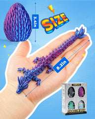 Rapean dragon egg open-surprise reveals a detailed 8.2-inch dragon figure for imaginative play.