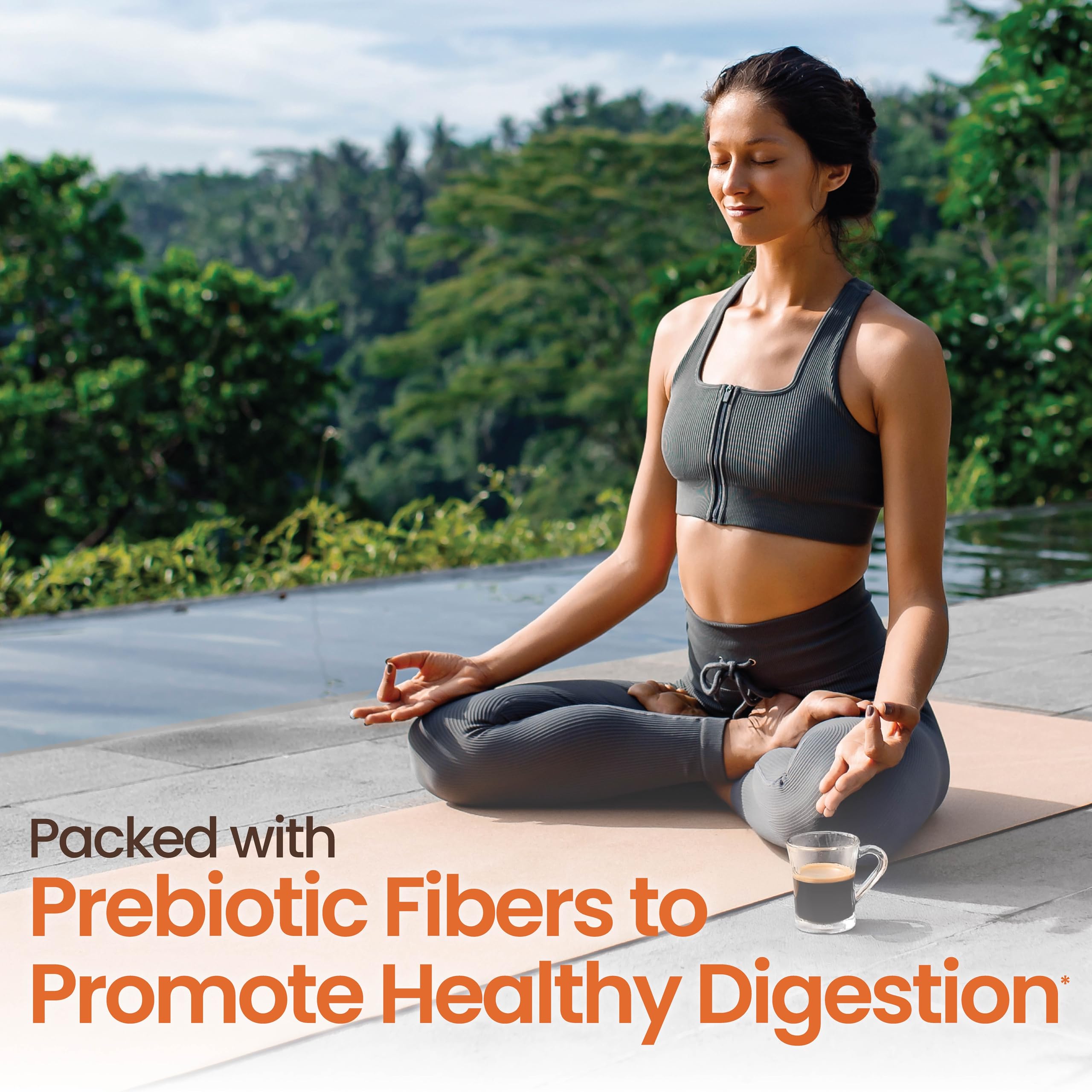 Rapid Fire Focus fiber from chicory and Jerusalem artichoke aids digestion.