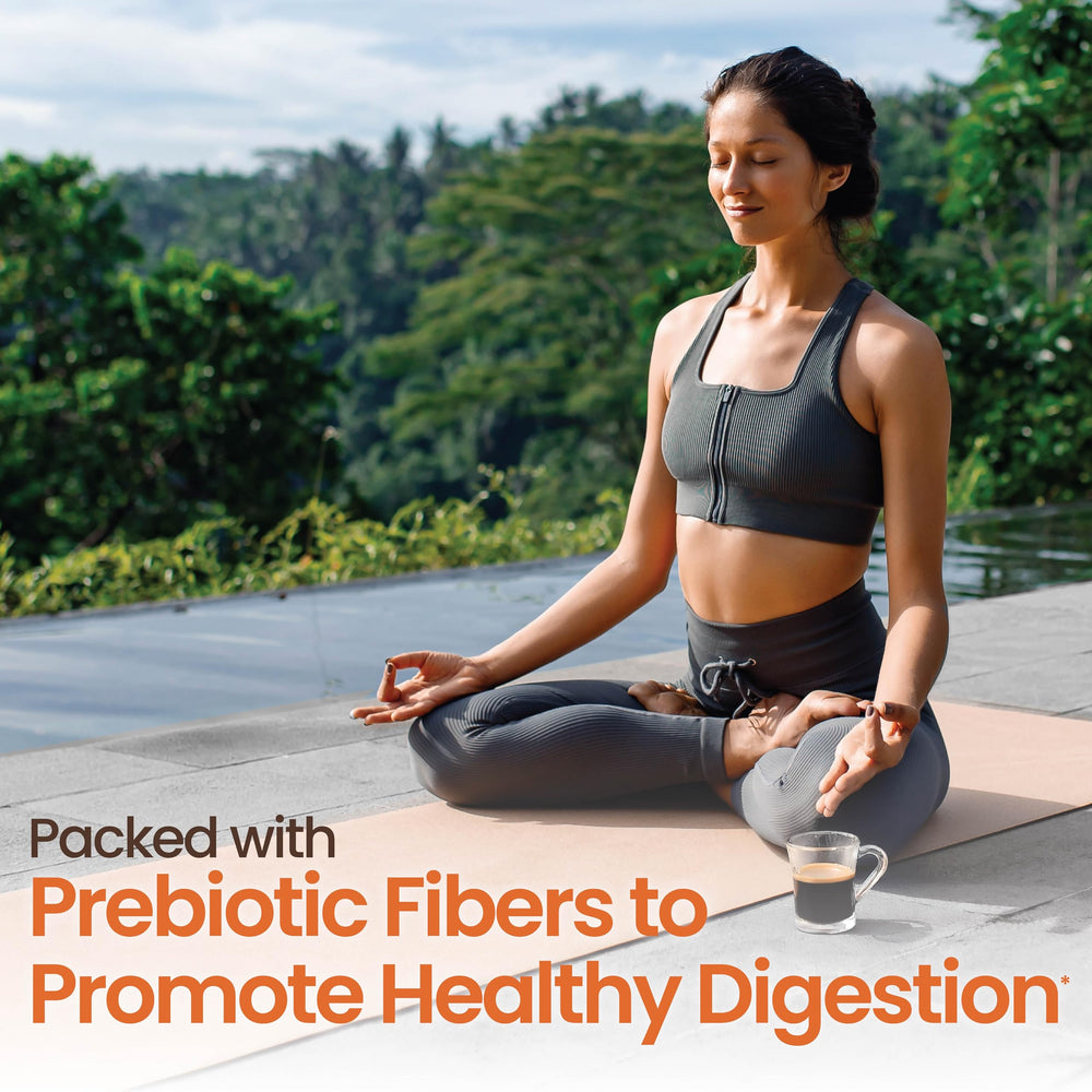 Rapid Fire Focus fiber from chicory and Jerusalem artichoke aids digestion.