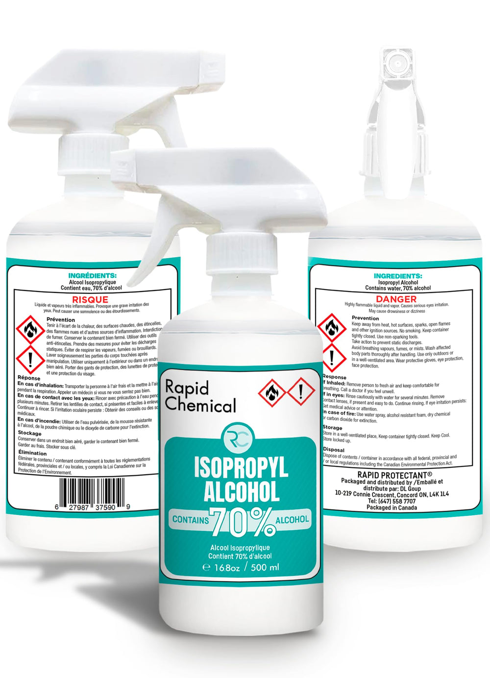 RAPID PROTECTANT spray nozzle view showing controlled application