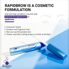 Hydrating formula with panthenol and sweet almond nourishes brow hairs.
